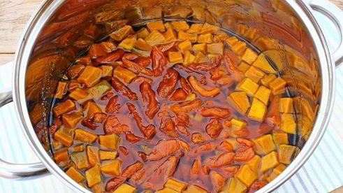 варенье из тыквы с курагой на зиму