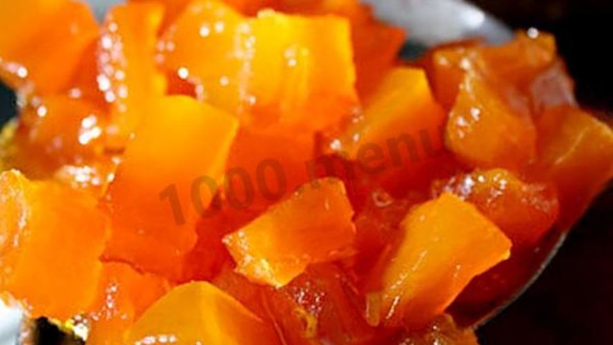 Рецепт варенье из тыквы с курагой