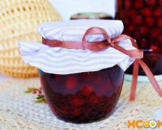 Варенье из войлочной вишни