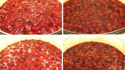 варенье из войлочной вишни