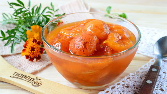 Рецепт Варенье из жерделей дольками