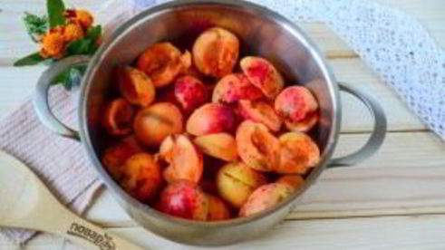 варенье из жерделей дольками