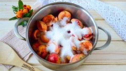 варенье из жерделей дольками