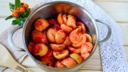 варенье из жерделей дольками