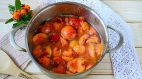 варенье из жерделей дольками