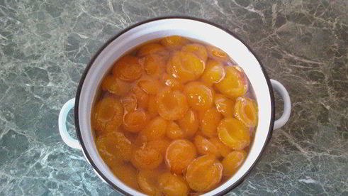 варенье пятиминутка из долек абрикоса