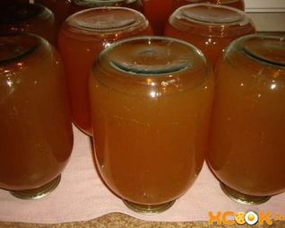 Яблочный сок на зиму