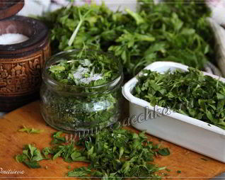 Заготовка петрушки на зиму