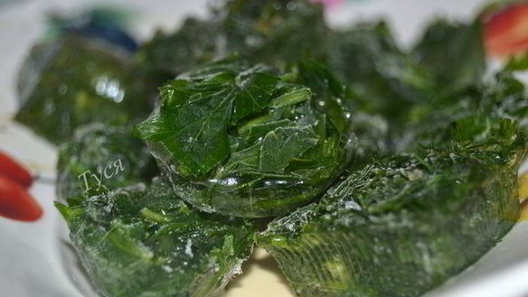 Рецепт Заготовка зелени на зиму