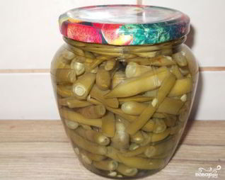 Закатка спаржевой фасоли на зиму