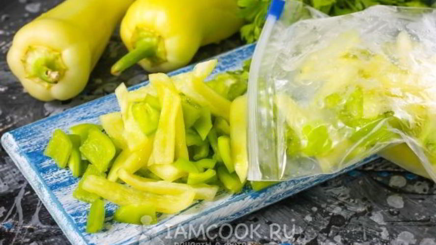 Рецепт заморозка болгарского перца на зиму