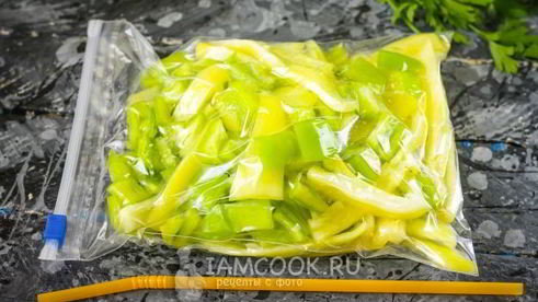 заморозка болгарского перца на зиму