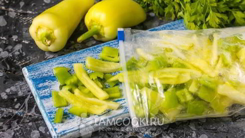 заморозка болгарского перца на зиму