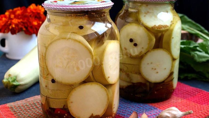 Рецепт засолка кабачков на зиму в банках