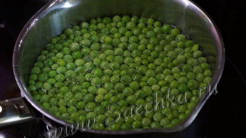 зеленый горошек на зиму