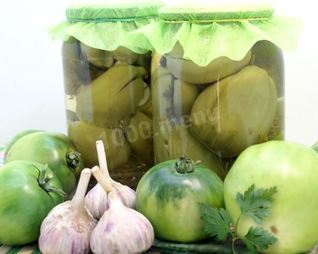 Зеленые помидоры пальчики оближешь с петрушкой на зиму