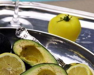 Авокадо на гриле