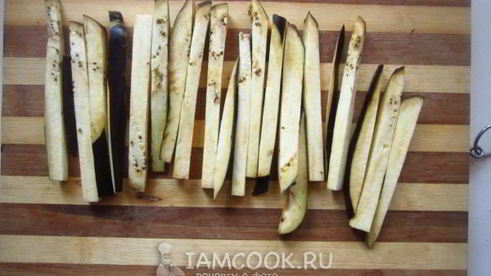 баклажанные палочки в сырном кляре