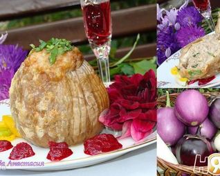 Бочонки из баклажанов