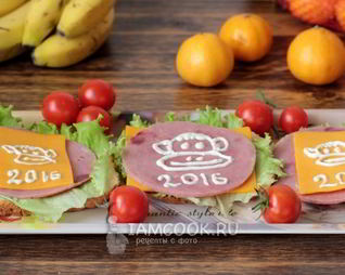 Бутерброд Обезьянка