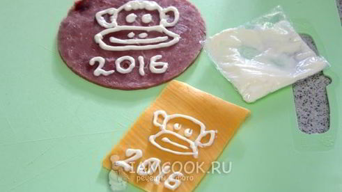 бутерброд обезьянка