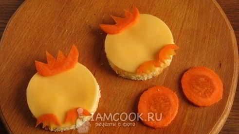 бутерброд сырный детский