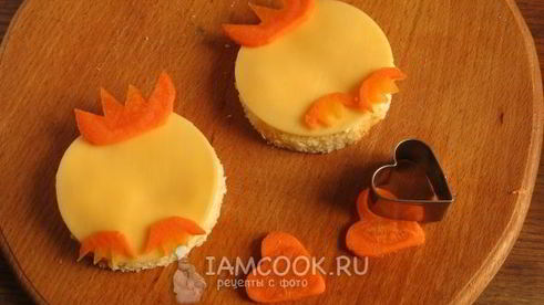 бутерброд сырный детский