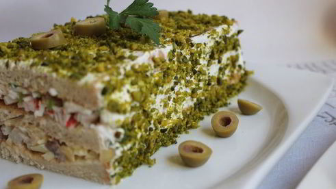 бутербродный торт