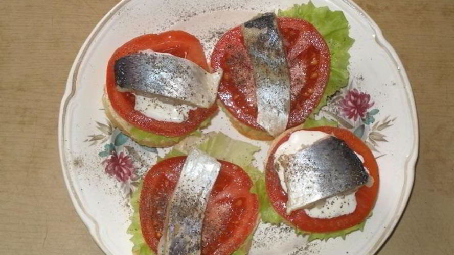 Рецепт бутербродов открытых