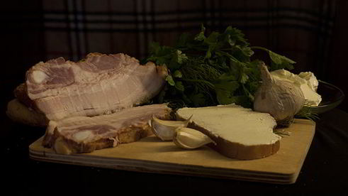 бутерброды с грудинкой