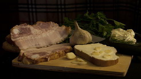 бутерброды с грудинкой