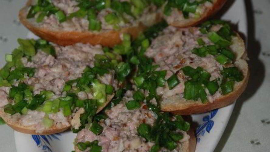 Рецепт бутерброды с печенью трески