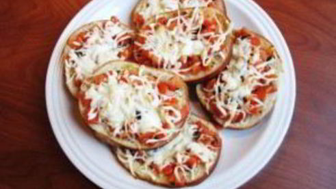 бутерброды с помидорами в духовке