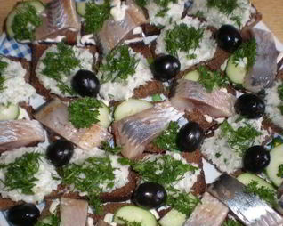 Бутерброды с салом