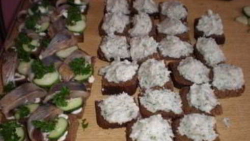 бутерброды с салом