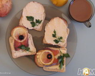 Бутерброды с семгой