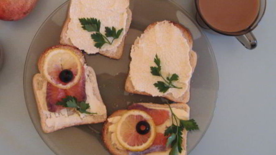 Рецепт бутерброды с семгой