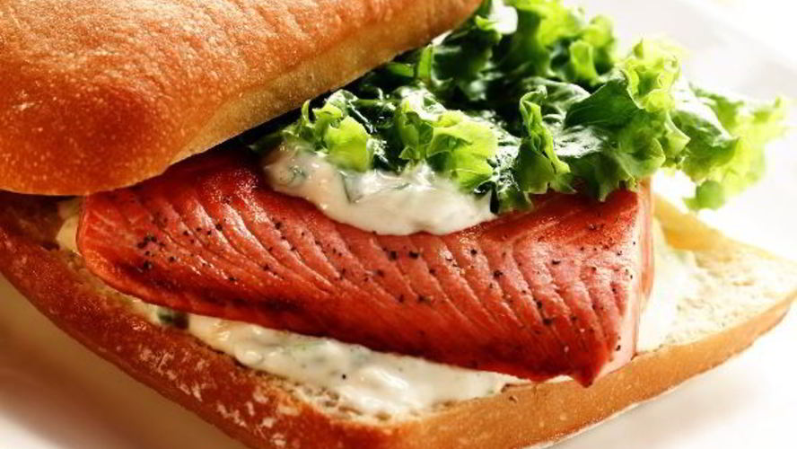 Рецепт бутерброды с сыром и вареной семгой