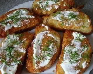 Бутерброды с тертым картофелем и яйцом