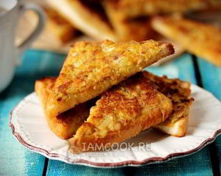 Бутерброды жареные