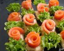 Бутерброды с семгой