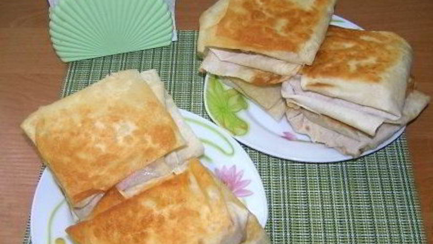 Рецепт горячие бутерброды из лаваша