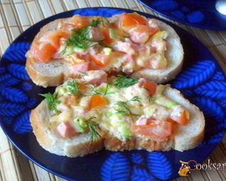 Горячие бутерброды Мозаика