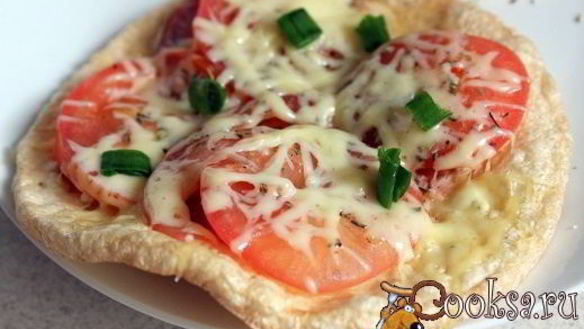 Рецепт Горячие бутерброды на вафельных хлебцах