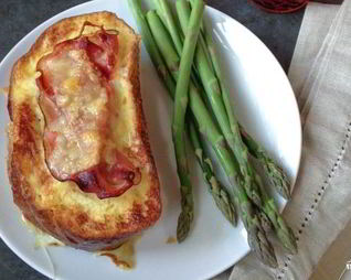 Горячие бутерброды с ветчиной и сыром