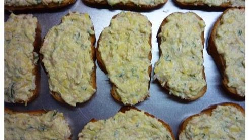 горячие бутерброды творожные