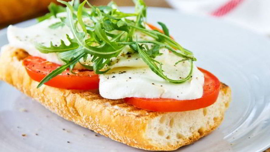 Рецепт горячий бутерброд по-средиземноморски