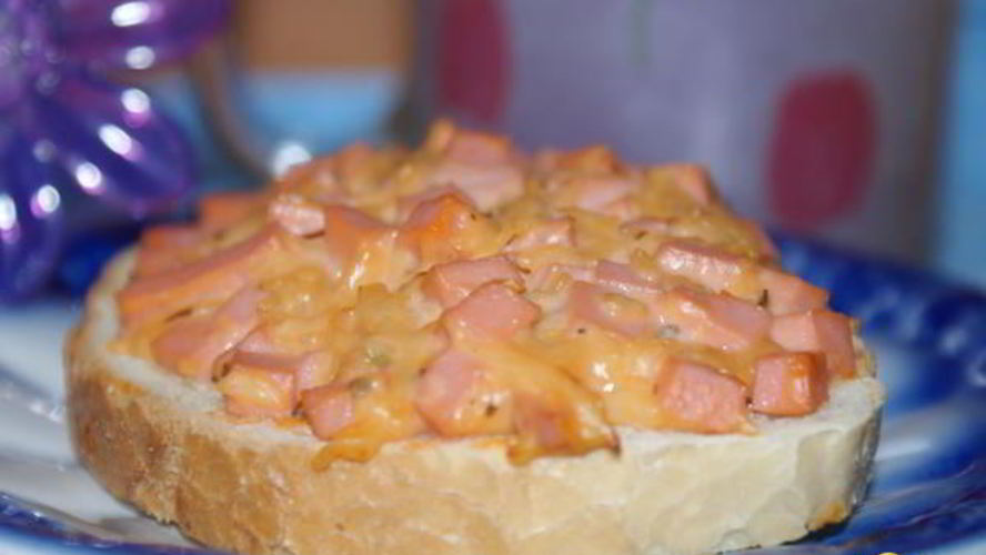 Рецепт горячий бутерброд