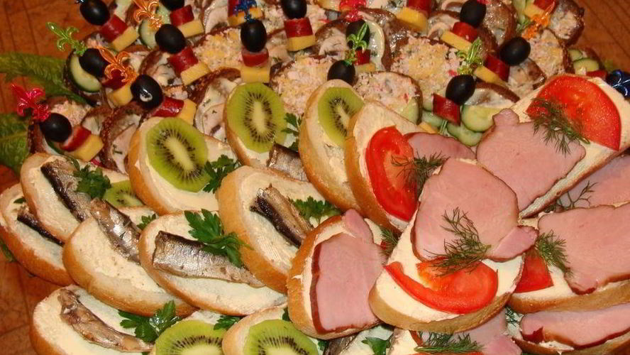 Рецепт холодные бутерброды