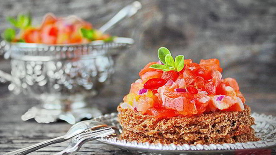 Рецепт праздничный бутерброд